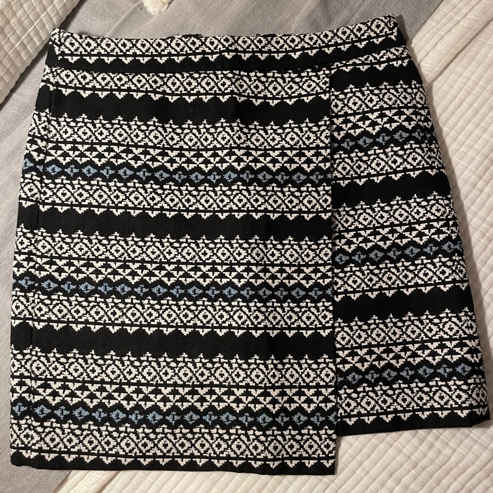 LOFT Faux wraparound skirt